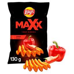 Maxx Chipsy ziemniaczane o smaku papryki 130 g