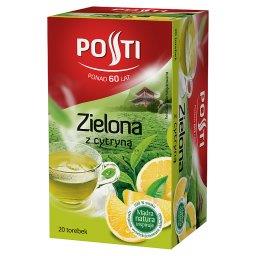 Zielona z cytryną Herbata aromatyzowana 36 g (20 x 1,8 g)