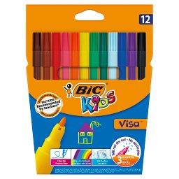 Kids Visa Kolorowe flamastry 12 sztuk