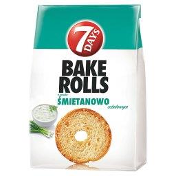 Bake Rolls Chrupki chlebowe o smaku śmietanowo cebul...