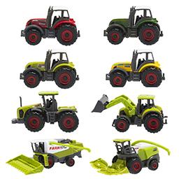 Zabawka Traktor z przyczepą na farmę na wsi