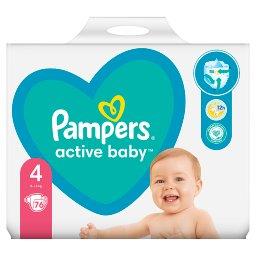Active Baby Nappies Size 4 X76, 9kg-14kg