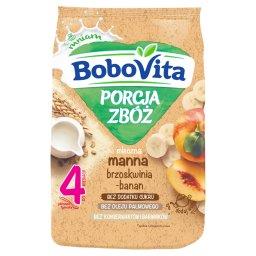 Porcja zbóż Kaszka mleczna manna brzoskwinia-banan p...