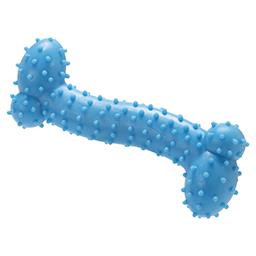 Zabawka dla psa kość lana gumowa z kolcami 10,5 cm