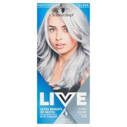 Live Ultra Brights or Pastel Farba do włosów Steel Silver 098