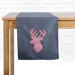 Bieżnik Christmas Deer 35x175 cm z aplikacją
