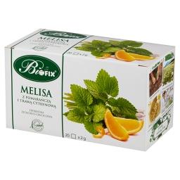Herbatka ziołowo-owocowa melisa z pomarańczą i trawą...