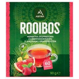 Rooibos Herbatka ekspresowa Rooibos z malinami i grapefruitem 90 g (60 x 1,5 g)