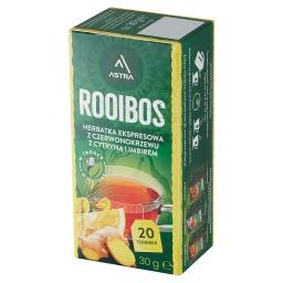 Herbatka ekspresowa Rooibos z cytryną i imbirem 30 g...