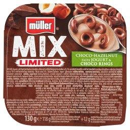 Mix Jogurt o smaku czekoladowo-orzechowym z krążkami zbożowymi w czekoladzie mlecznej 130 g
