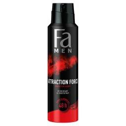 Men Attraction Force 48h Dezodorant w sprayu o uwodzicielskim męskim zapachu 150 ml