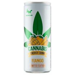 Cannabis Gazowany napój energetyzujący o smaku mango 250 ml e