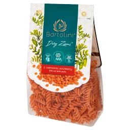 Dary Ziemi Makaron 100 % z czerwonej soczewicy świderek nr 2 250 g