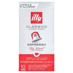 Classico Espresso Kawa mielona w kapsułkach 57 g (10 sztuk)