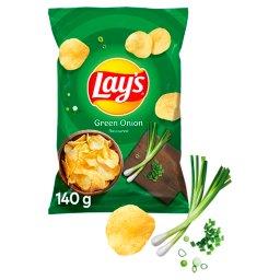 Chipsy ziemniaczane o smaku zielonej cebulki 140 g