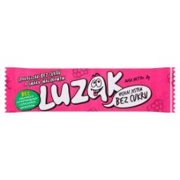 Luzak Lizak bez cukru o smaku malinowym