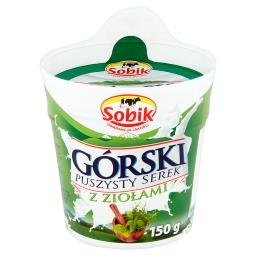 Górski puszysty serek z ziołami 150 g