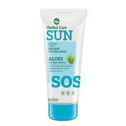 Sun SOS Roślinny kojący balsam po opalaniu ALOES z wodą termalną 200ml