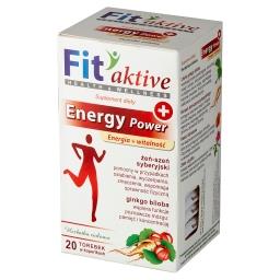 Fit aktive Energy Power Suplement diety herbatka zio...
