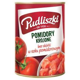 Pomidory krojone bez skórki w soku pomidorowym 400 g