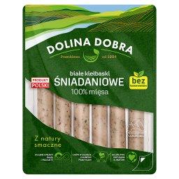 Białe kiełbaski śniadaniowe 100 % mięsa 200 g