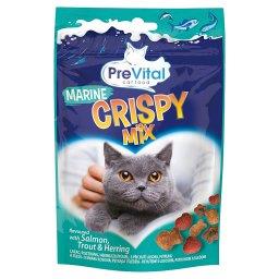 Crispy Mix Karma uzupełniająca dla kotów o smaku łososia pstrąga i śledzia 60 g