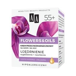 Flowers&Oils 55+ Ujędrnienie Krem przeciwzmarszczkow...