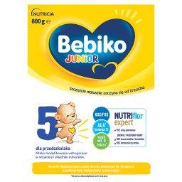 Junior 5 Mleko modyfikowane dla dzieci powyżej 2,5. roku życia 800 g (2 x 400 g)