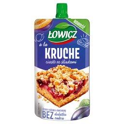 Deser ryżowo-owocowy a'la kruche ciasto ze śliwkami ...