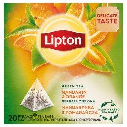 Herbata zielona aromatyzowana mandarynka & pomarańcza 36 g (20 torebek)