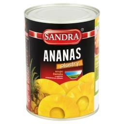 Ananas plastry 565 g