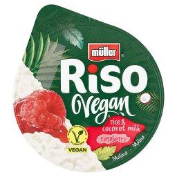 Riso Vegan Deser na bazie ekstraktu z kokosa i ryżu z sosem malina 160 g