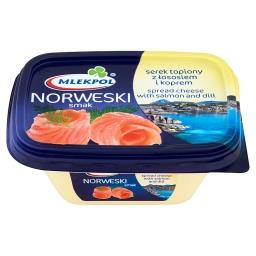 Norweski smak Serek topiony z łososiem i koprem 150 g