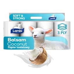 Balsam Coconut Papier toaletowy 8 rolek