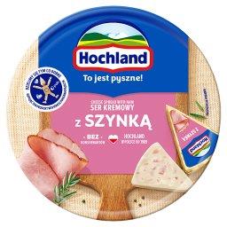 Ser kremowy z szynką w trójkącikach 180 g (8 sztuk)