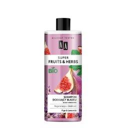 Super Fruits&Herbs szampon dodający blasku włosy farbowane figa&lawenda 500 ml