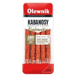 Kabanosy wieprzowe z szynki krakowskie 90 g