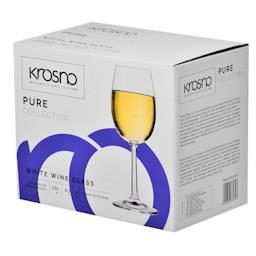 Kieliszki do wina Pure 250 ml zestaw 6 szt wino biał...