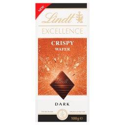 Excellence Gorzka czekolada z kawałkami kruchych wafelków 100 g