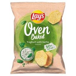 Oven Baked Pieczone formowane chipsy ziemniaczane o smaku jogurtu z ziołami 180 g