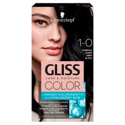 Gliss Color Farba do włosów głęboka czerń 1-0
