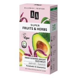 Super Fruits&Herbs krem dzienno-nocny odżywczy jędrność + świeżość 50 ml