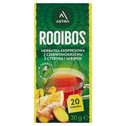 Herbatka ekspresowa Rooibos z cytryną i imbirem 30 g (20 x 1,5 g)