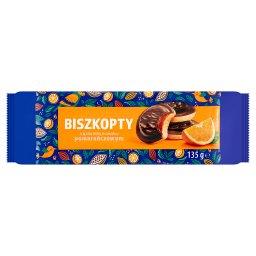 Biszkopty z galaretką o smaku pomarańczowym 135 g