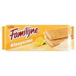 Klasyczne wafle o smaku cytrynowym 180 g