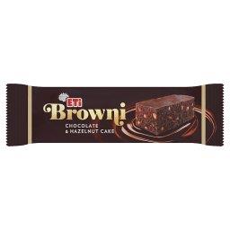 Browni Ciastko z czekoladą i kawałkami orzechów lask...