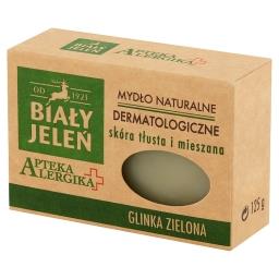 Apteka Alergika Mydło naturalne dermatologiczne glinka zielona 125 g