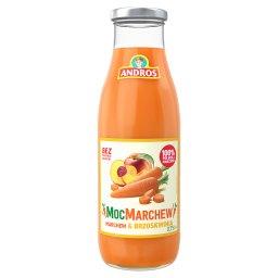 MocMarchew Smoothie marchew & brzoskwinia 0,75 l