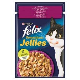 Sensations Jellies Karma dla kotów z kaczką w galaretce ze szpinakiem 85 g