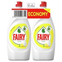 Fairy Lemon Płyn do mycia naczyń 2x900 ml